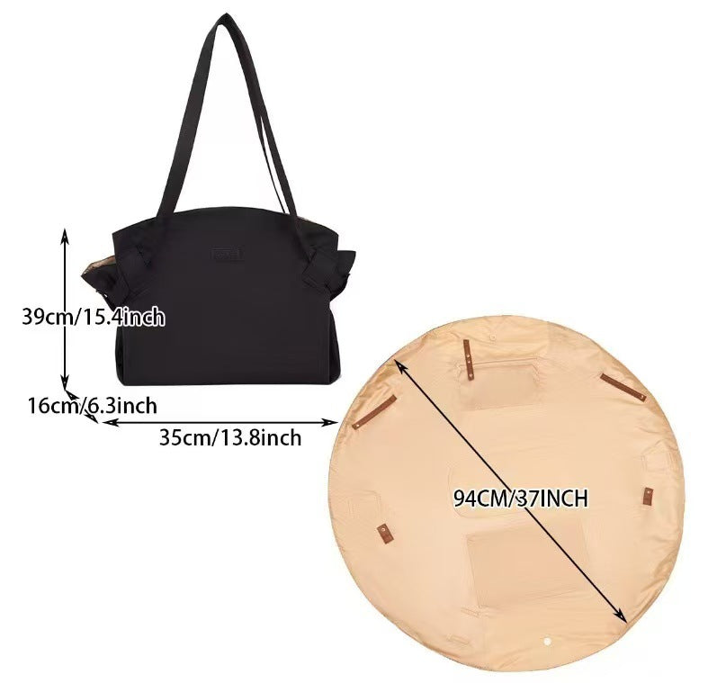 2025 New Large Capacity Travel Duffel: Crossbody Bag for Camping & Storage