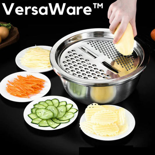VersaWare™ - Multifunctional Stainless Steel Bowl